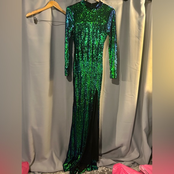 jaded london green sequin dress Jaded London | Dresses | Gorgeous Green Sequin Gown